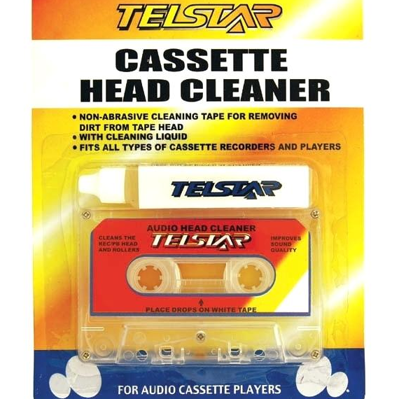 Clean Sound Cassette Cleaner Cleaning Cassette+Tape Head Cleaner DJ Аксессуары